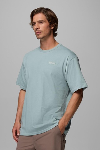 Columbia Erkek Tişört 2155051-461 Mavi