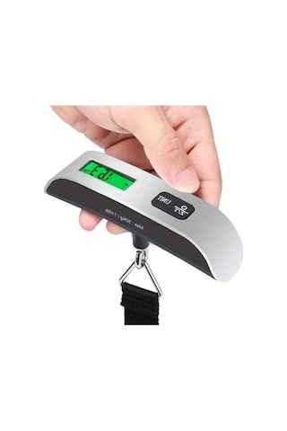 Dancemonkey Taşınabilir Elektronik Bagaj Tartısı, Ev Seyahat Şarj Bagaj Tartısı Siyah, Küçük Ve Hafif Siyah