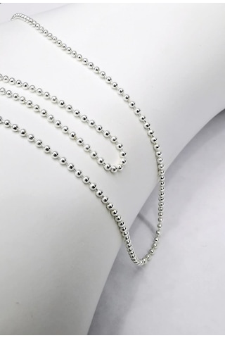 Omar Silver Unisex Top Tırnak Makası 1,9 MM Gümüş Kolye Zincir