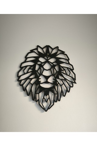 Dekoratif Aslan Model Duvar Dekoru - Aslan Kafası Duvar Süsü