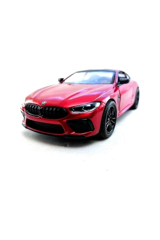 Kinsmart Bmw M8 Competition Coupe 1:38 Kırmızı Çek Bırak Model Araba