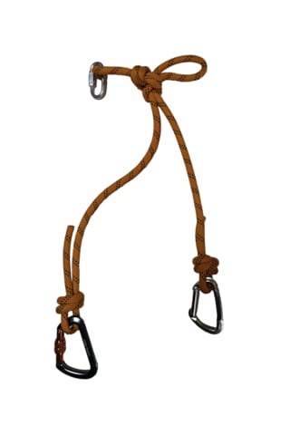 Göbek Bağı Karabinalı - Lanyard 11 Mm Turuncu