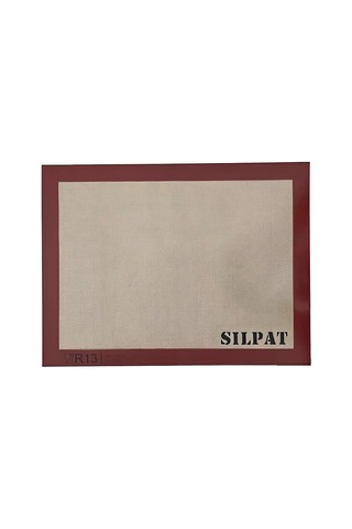 Fırınlanabilir Silikon Pişirme Matı - Yıkanabilir Fırın Matı 30 X 40 Cm Çok Renkli