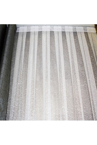 Evdepo Home Kullanıma Hazır Örme Tül Perde (542108816)
