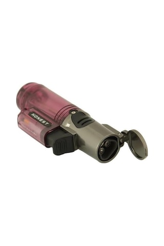 Üç Torch Pürmüz Pembe Plastik Puro Çakmak