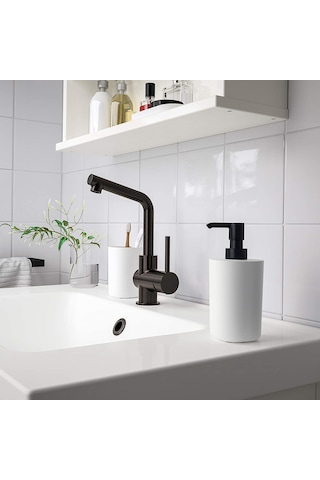 Ikea Asıa 3 Parça Banyo Aksesuar Setleri, Sabunluk, Diş Fırçası Tutucu Ve Tepsi, Beyaz Sku: Smg8690010196927 Açık Bej