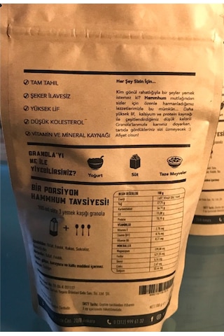 Hamm-Hum Kakaolu Granola 100 G