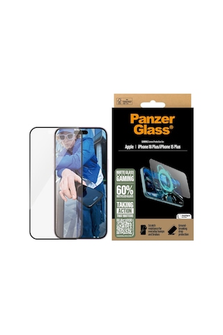 Panzerglass Apple iPhone Uyumlu 16 Plus Gaming Serisi Ekran Koruyucu Uwf