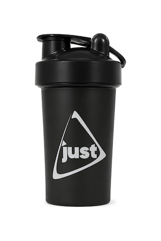 Just Shaker 550 Ml Ölçekli Ve Sızdırmaz Kapaklı Protein Shaker 2'li Set Siyah+beyaz Siyah-beyaz