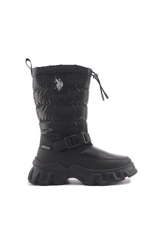U.s Polo Assn. 101916420 Poretta Siyah Kız Çocuk Çizme Siyah