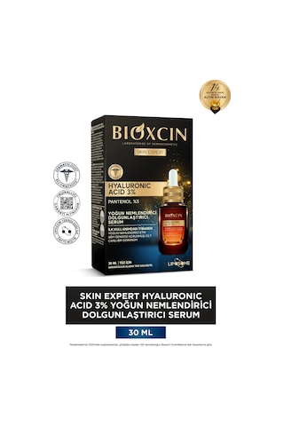 Bioxcin Skin Expert Hyaluronic Acid 3% Yoğun Nemlendirici Serum 30 ml
