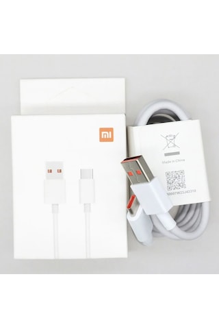 Xiaomi Turbo Hızlı Şarj Kablosu 6A Type-C Kablo