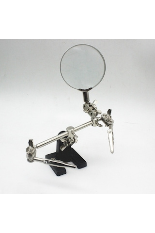 Çok Fonksiyonlu Çift Kollu Ayarlanabilir Tamir Büyüteç Seti