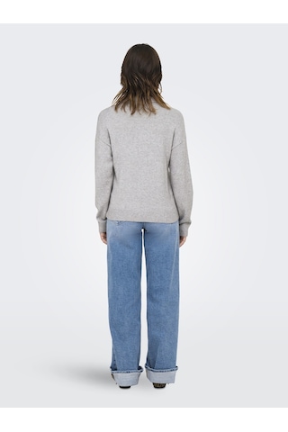 Only Bayan Polo Yaka Sweatshirt 15356689 Gri