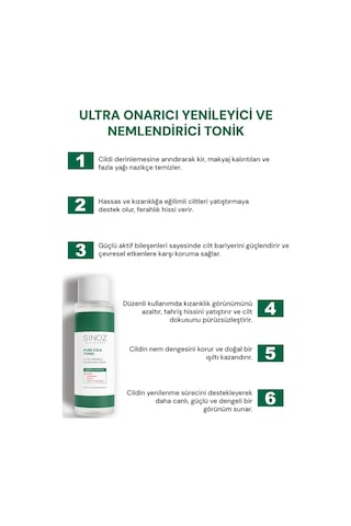 Sinoz Pure Cica Onarıcı Yenileyici ve Nemlendirici PDRN Tonik 200 ML