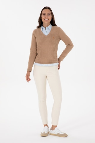U.S. Polo Assn. Kadın Taş Slim High Waist Fit Jean Pantolon 50315756-VR049