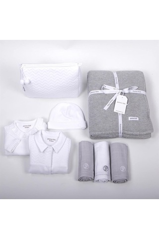 Poetree Kids Grey Müslin Bez 3'lü Set Genel