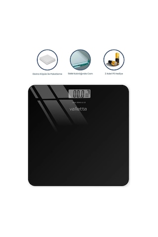 Valletta Echo Dijital Cam Baskül + Pil