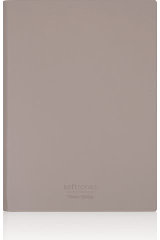 Vj Softtons Esnek Kapak Defter A6 80 Gr. Krem 96 Yp. Çizgili Kahverengi