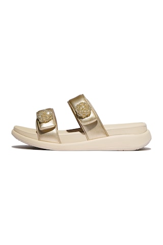 Roncato 675 Platino Sandalet Kadın Diğer Iw5-090 / 675 Fitflop F-mode Go Beadie-button Adjustable Two-bar Sl PLATİN