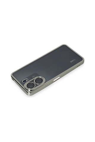 Xiaomi Redmi 13c Kılıf Razer Lensli Silikon - Gümüş