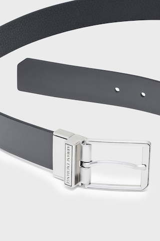 Armani Exchange Deri Logolu Kemer Erkek Kemer Xm003188 Af26723 Mc028 Siyah-gri
