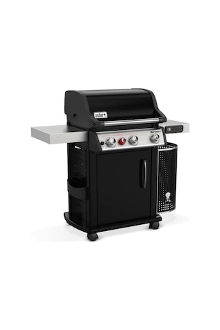 Weber Spirit Epx-325 S Gbs Smart Gazlı Barbekü 3 Brülör Xl Sear Zone Weber Connect-176 Siyah