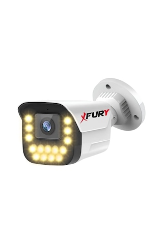 Fury 15 Warm Led Gece Renkli Görüntü Güvenlik Kamerası Dış Mekan Su Geçirmez