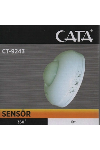 Cata CT-9243 6 Metre 360 Derece Hareket Algılayıcı Sensör