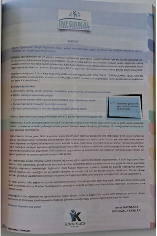 8.Sınıf LGS İngilizcenin Kara Kutusu Dijital Çözümlü Çıkmış Soru Bankası