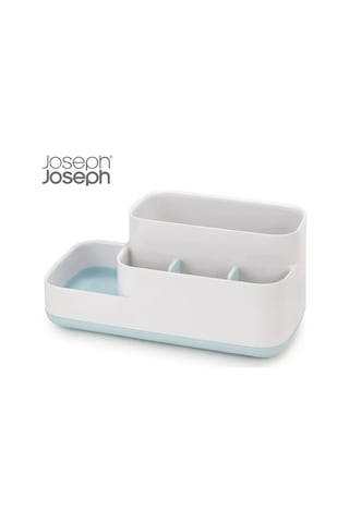 Moveevo Joseph Joseph Easystore Banyo Organizer - Çok Bölmeli, Kaymazsız Tabanlı Tuvalet Malzemeleri Depolama Kutusu Beyaz/mavi Diğer
