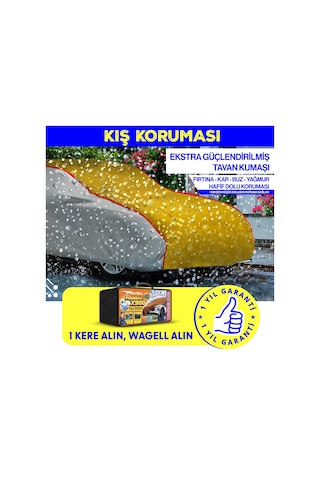 Skoda Roomster 2006-2012 Dolu Ve Güneş Korumalı X900 Araba Brandası - Oto Çadır Örtü