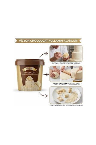 Vizyon Chococoat Beyaz Model Hamuru 1 Kg