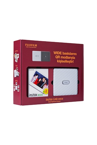 Fujifilm Instax Link Wide Akıllı Telefon Yazıcısı Beyaz