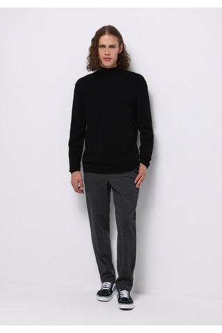 Colin's Colins Regular Fit Turtle Neck Jakarlı Erkek Siyah Kazak Cl1077102 Q1.v1 Blk Siyah