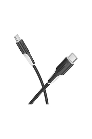 Borofone Bx119 Yeni 60w Usb-c / Tip-c Usb-c / Tip-c Hızlı Şarj Veri Kablosu, Uzunluk: 1m Siyah