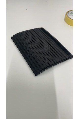 Bmw E46 Arka Kulluk Ustu Kapak Esnek Yapı Siyah Renk 3d