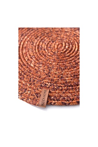 Koza Home Cesta El Yapımı Örgü Kiremit Supla 37x37 4028 Kiremit