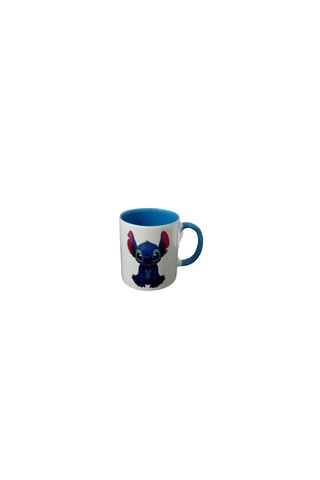 Stitch Kupa Özel Baskı Koyu Mavi