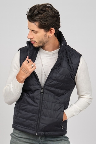 Daynax Erkek Içi Kürklü Fermuar Cepli Yelek 4920902 Lacivert Lacivert