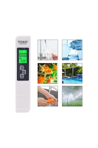 Tds&Ec Metre Taşınabilir Su Kalite Analiz Cihazı