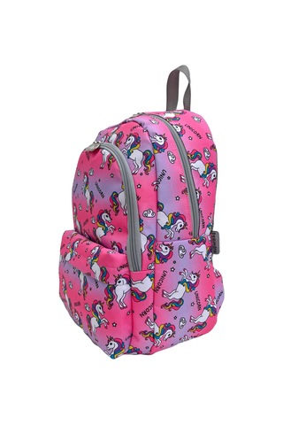 Superbag Kız Çocuk Ilkokul Çantası Unicorn Desenli Sırt Çantası Beslenmelik Ve Kalemlik 3'lü Set
