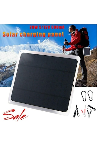 12v 20w Solar Pil Şarj Cihazı Pro, Dahili Mppt Şarj Kontrolörü, 20 Watt Güneş Paneli Şarj Kiti Arabalar, Kamyonl