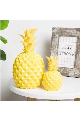 Ananas Şeklinde Desenli Büyük Boy Pilli Masa Ve Gece Lambası 5639 .