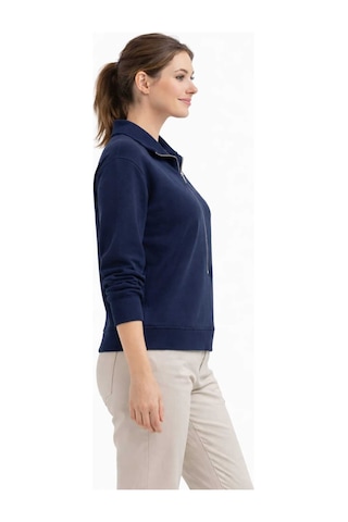 Bebuy Sweatshirt Yarım Fermuarlı Lacivert