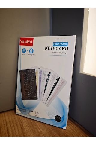 Yılıma Şarj Edilebilir Bluetoothlu Klavye