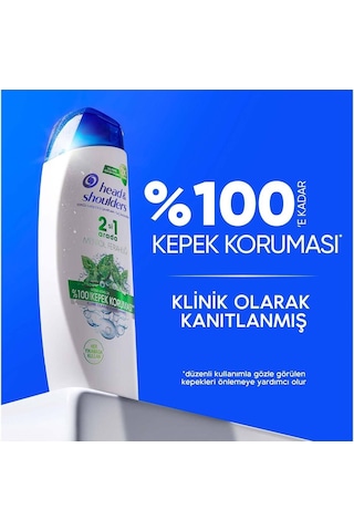 Head & Shoulders 2 ın 1 Mentol Ferahlığı Şampuan 4 x 250 ML