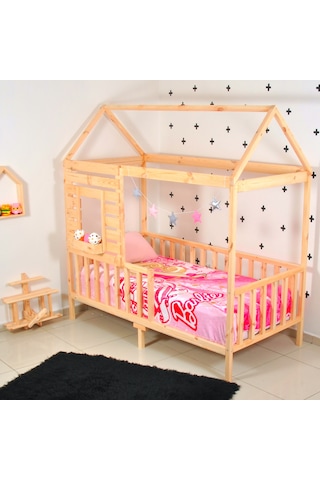 Markaawm Markaawm Montessori Yatak Çocuk Odası Bebek Beşik 90X190 Karyola Akçaağaç
