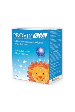 Wellcare Provim Kids Probiyotik Damla 8 Ml