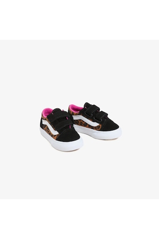 Vans Old Skool Leopar Desenli Bebek Siyah Sneaker 026 Vn0009rcboq1 Siyah
